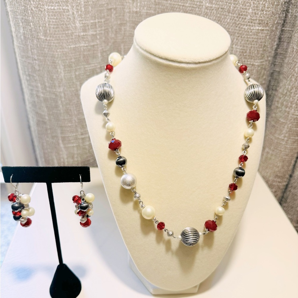 Gorgeous Premier Designs 🔥 Hot Hot Hot 🔥Necklace and Earring Set